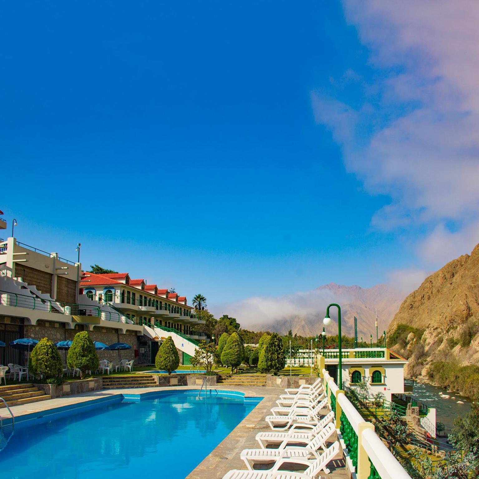 Villasol Hotel Lunahuaná Eksteriør bilde
